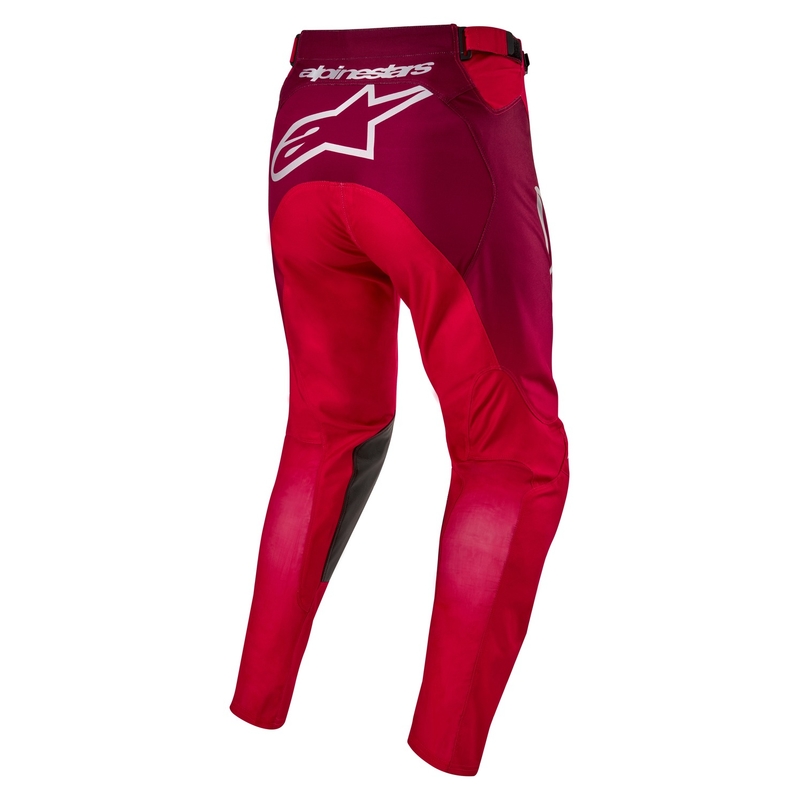 Pantalones de motocross Alpinestars Racer Hoen en color vino tinto