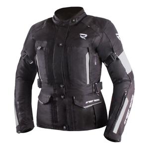 Chaqueta de moto para mujer Street Racer Hilax Negra y Gris