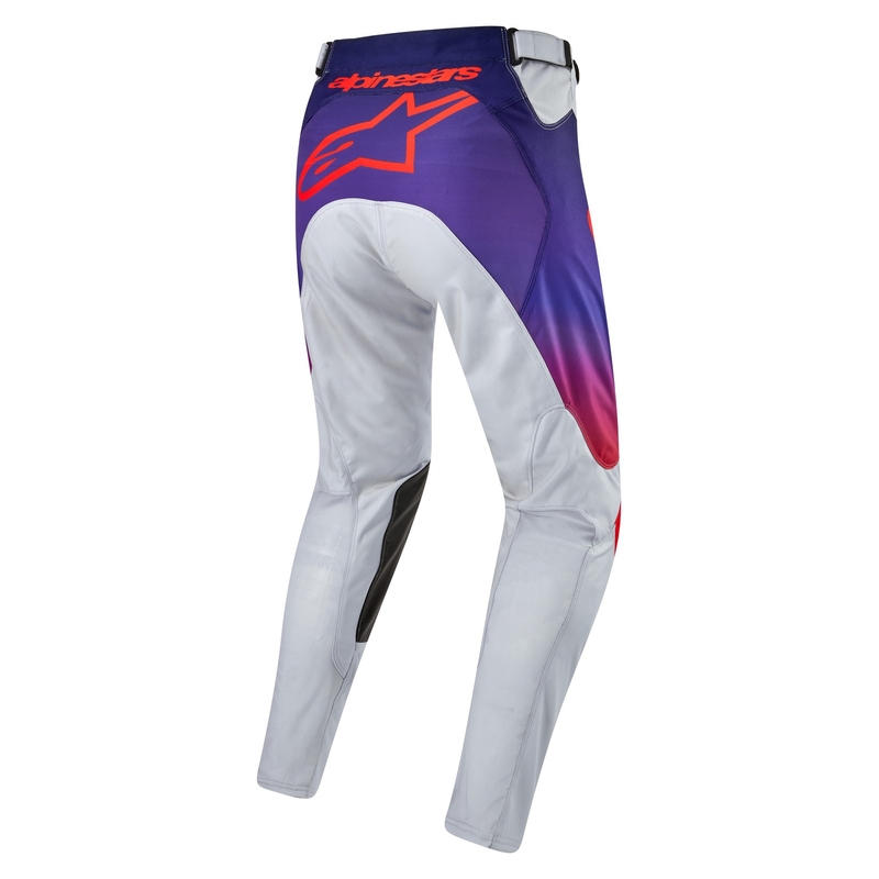 Pantalones de motocross Alpinestars Racer Hoen gris-azul-naranja