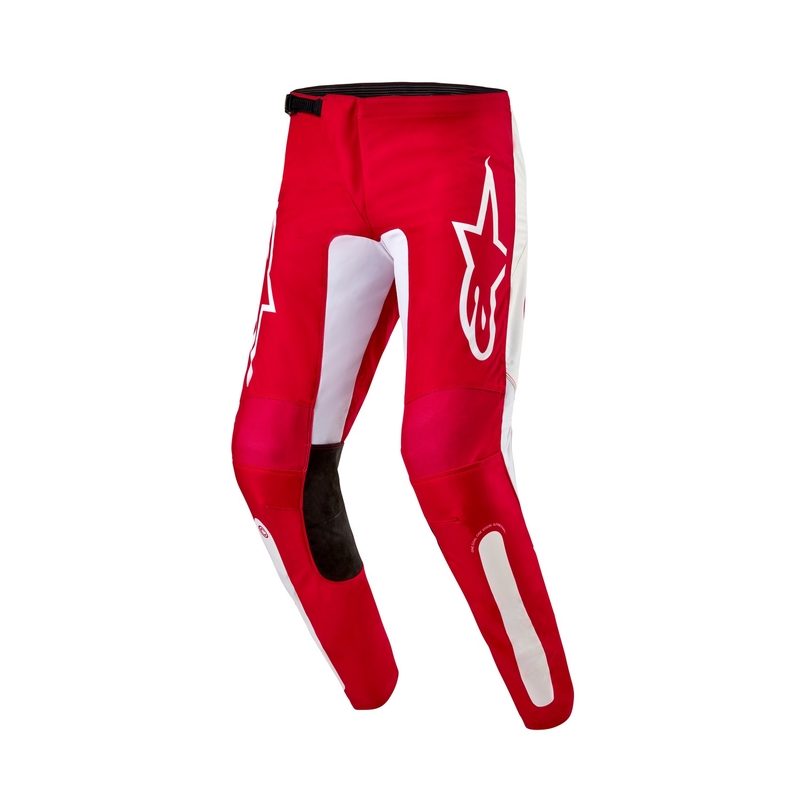 Pantalones motocross Alpinestars Fluid Lurv 2024 rojo-blanco liquidación