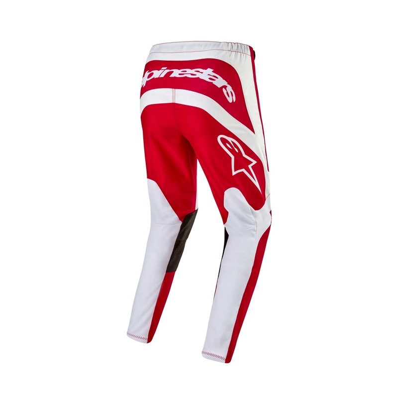 Pantalones motocross Alpinestars Fluid Lurv 2024 rojo-blanco liquidación