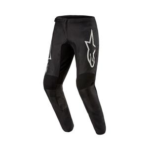Pantalones de motocross Alpinestars Fluid Graphite negro-plata
