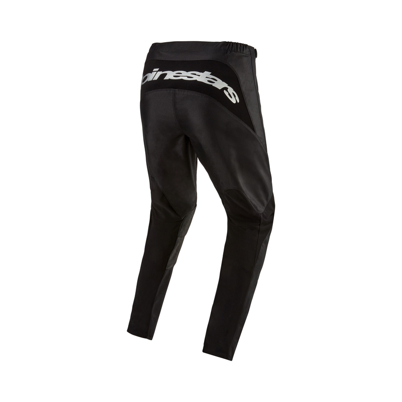 Pantalones de motocross Alpinestars Fluid Graphite negro-plata