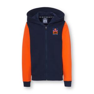 Capucha infantil KTM Apex Zip azul-naranja liquidación