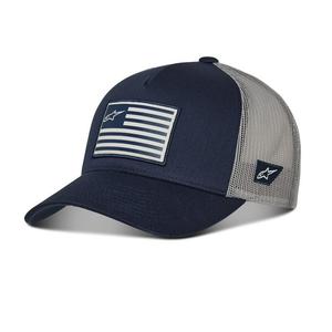 Gorro Alpinestars Flag Snap azul-gris