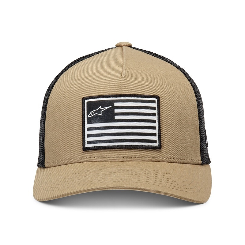 Gorra Alpinestars Flag Snap arena-negro-blanco