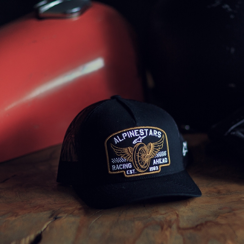 Gorra Alpinestars Heritage Patcher negro-negro