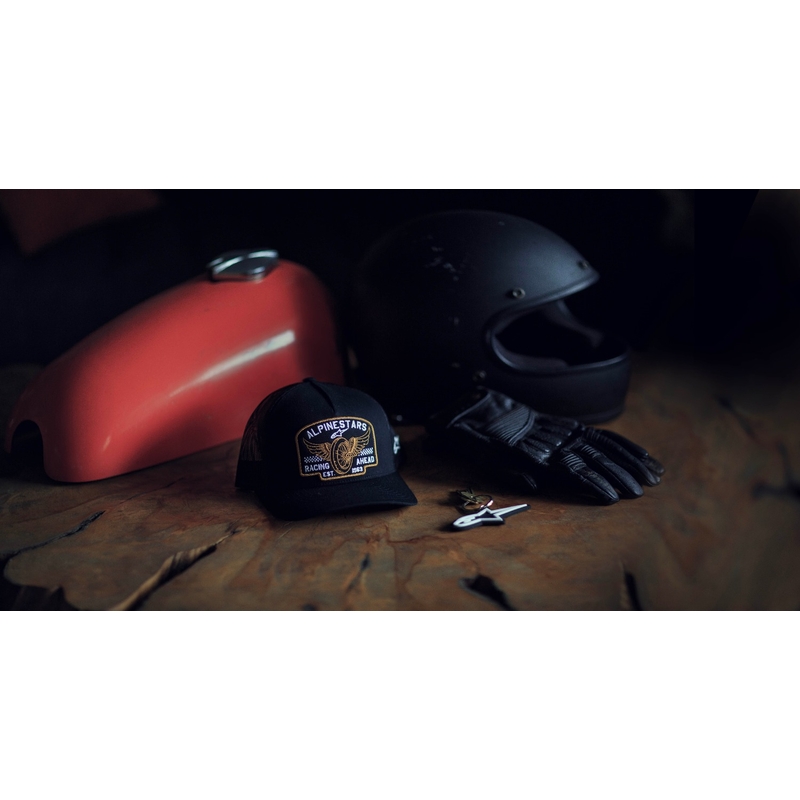 Gorra Alpinestars Heritage Patcher negro-negro