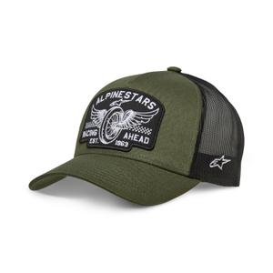 Gorra Alpinestars Heritage Patcher verde-negro