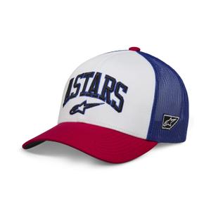 Gorra Alpinestars Dunkerer blanco-rojo-azul