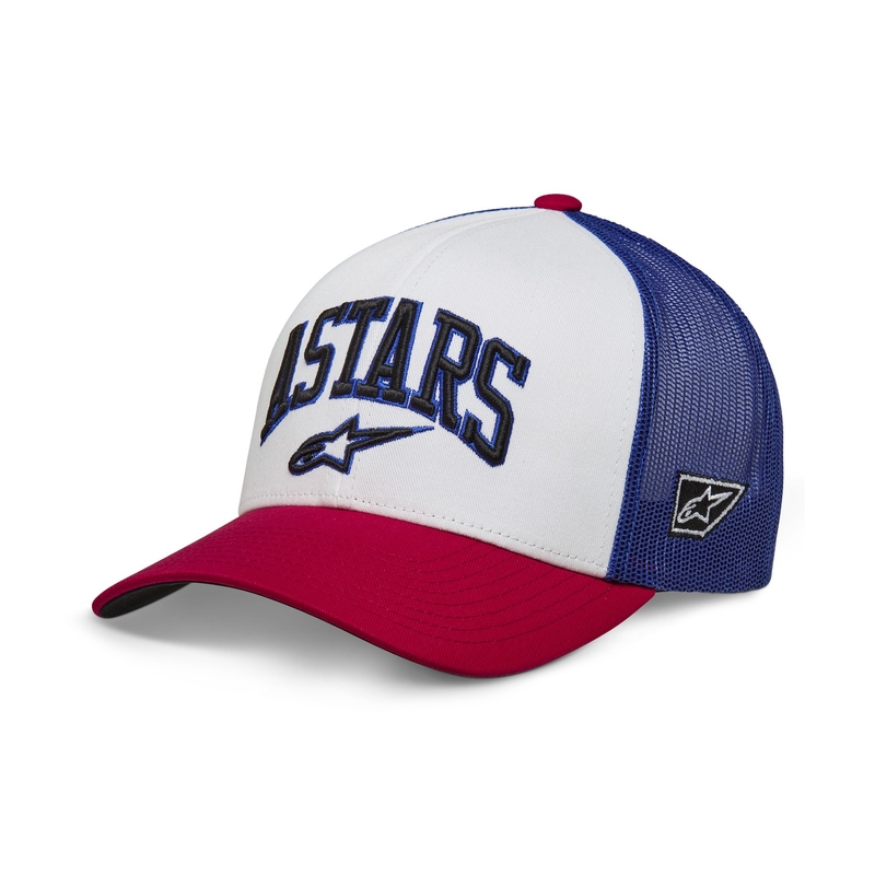 Gorra Alpinestars Dunkerer blanco-rojo-azul