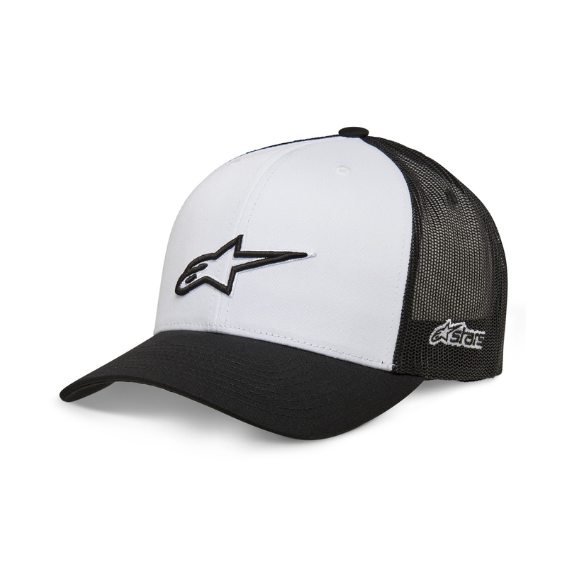 Gorra Alpinestars Outlineer blanca y negra