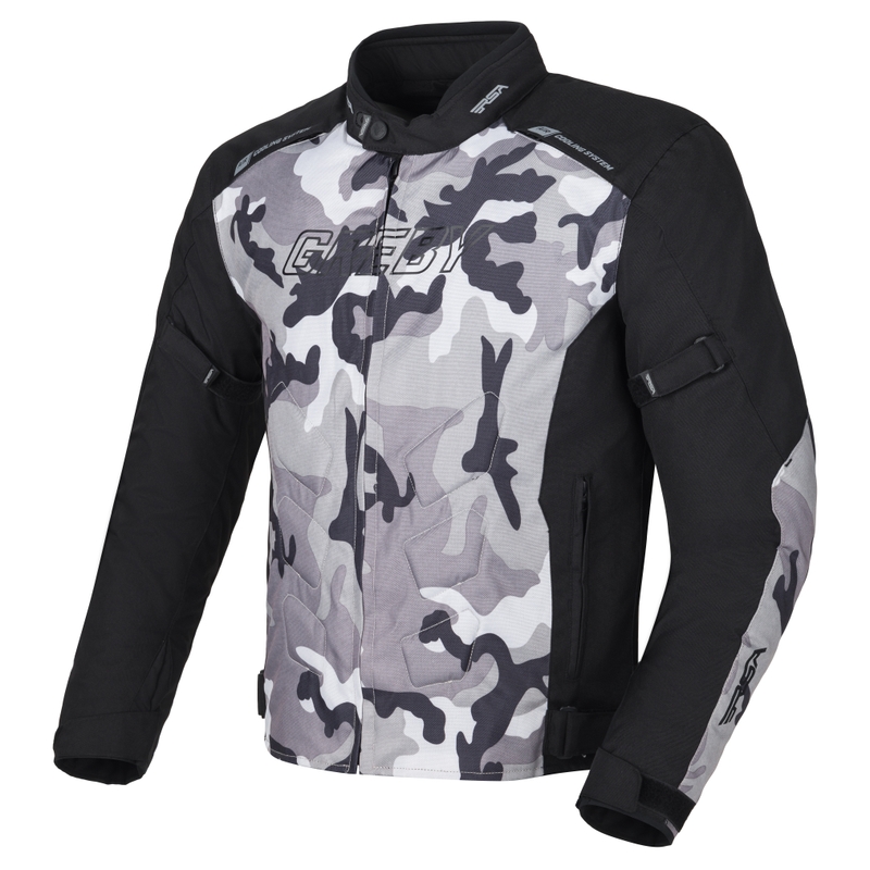 Chaqueta de moto con camuflaje RSA Greby 2