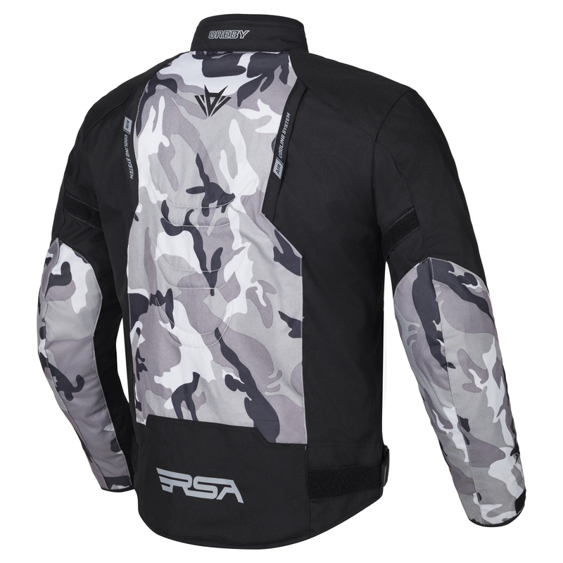 Chaqueta de moto con camuflaje RSA Greby 2