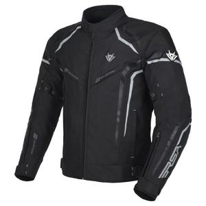 Chaqueta de moto RSA Compact 2 negra y gris