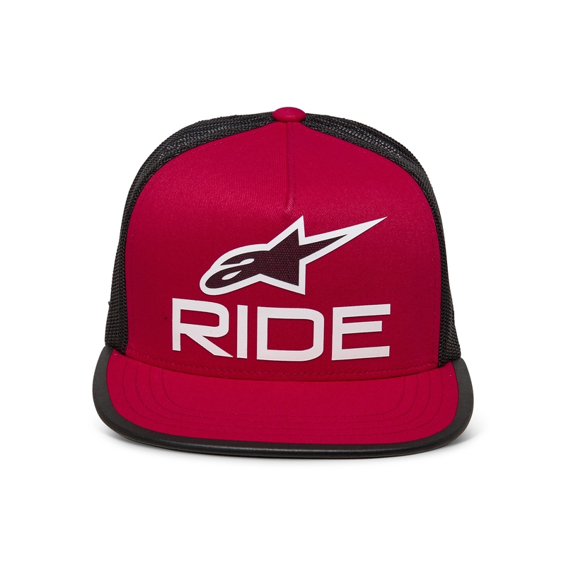 Gorra Alpinestars Ride 4.0 ER rojo-negro-blanco