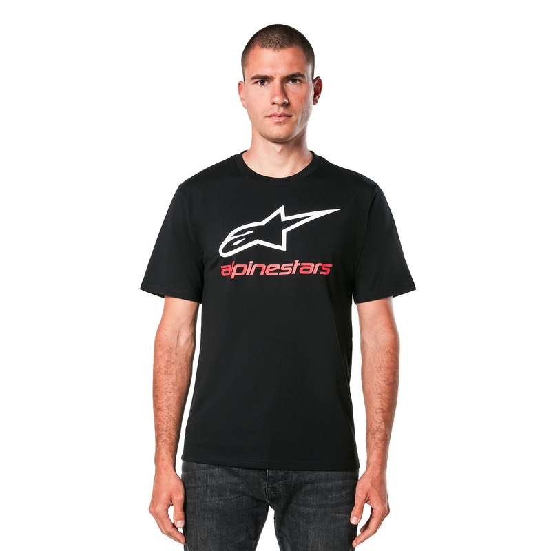 Camiseta Alpinestars Always 2.0 CSF negro-blanco-rojo