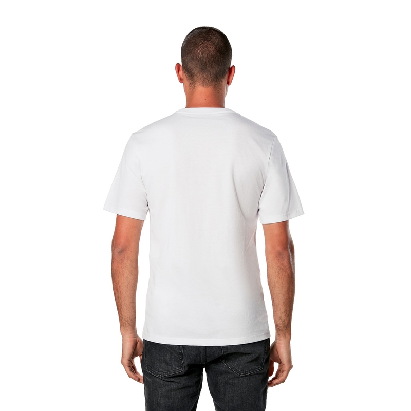 Camiseta Alpinestars Always 2.0 CSF blanco-rojo-negro