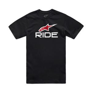 Camiseta Alpinestars Ride 4.0 CSF negro-blanco-rojo