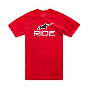 Camiseta Alpinestars Ride 4.0 CSF rojo-blanco-negro