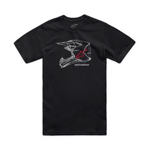 Camiseta Alpinestars MX Casco CSF negro