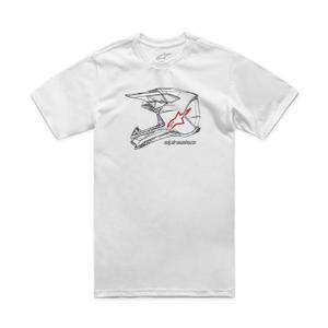 Camiseta Alpinestars MX Casco CSF blanco