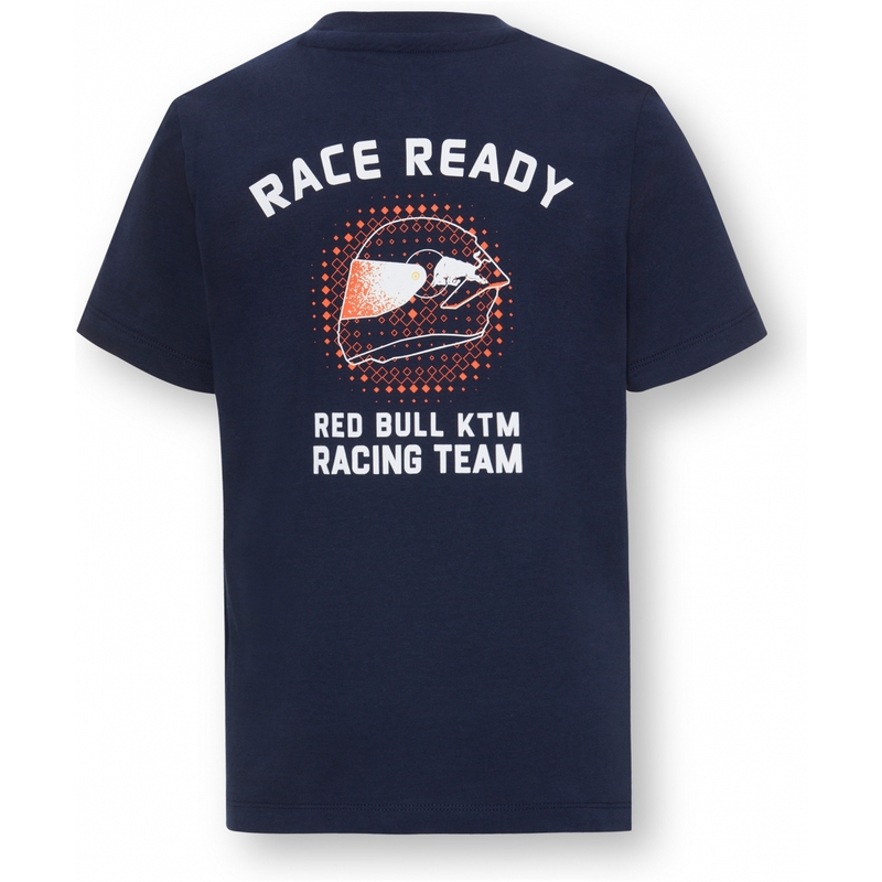 Camiseta niño KTM Visera azul-naranja