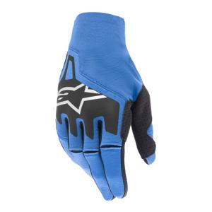 Guantes de motocross Alpinestars Techstar azul-negro-blanco