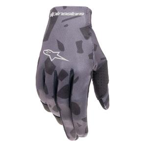 Guantes de motocross Alpinestars Radar gris camuflaje negro