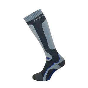 Calcetines hasta la rodilla nanosilver® negro-gris-azul