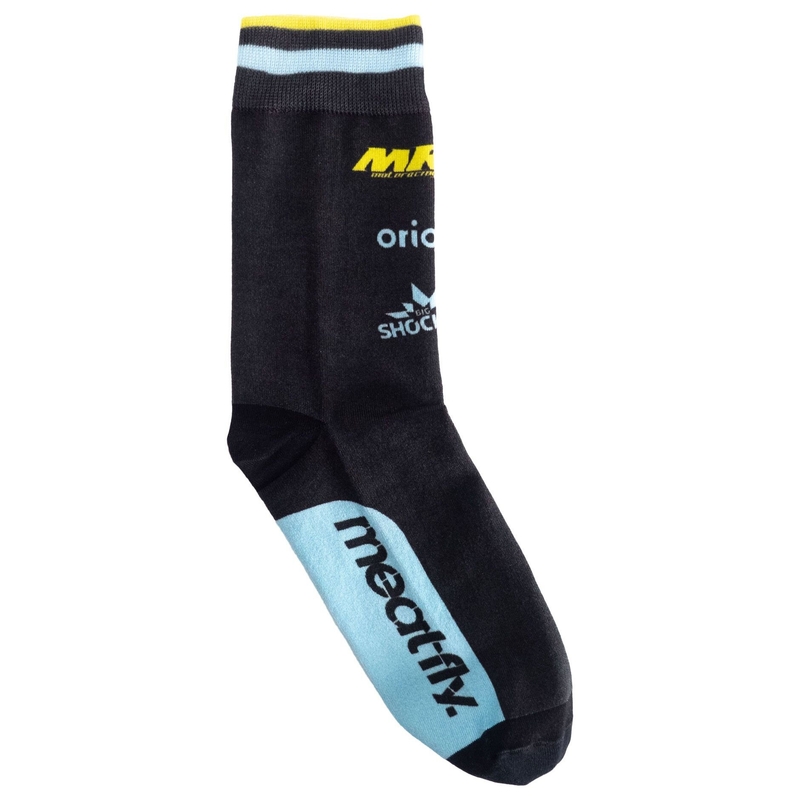 Calcetines Meatfly Dakar azul-amarillo