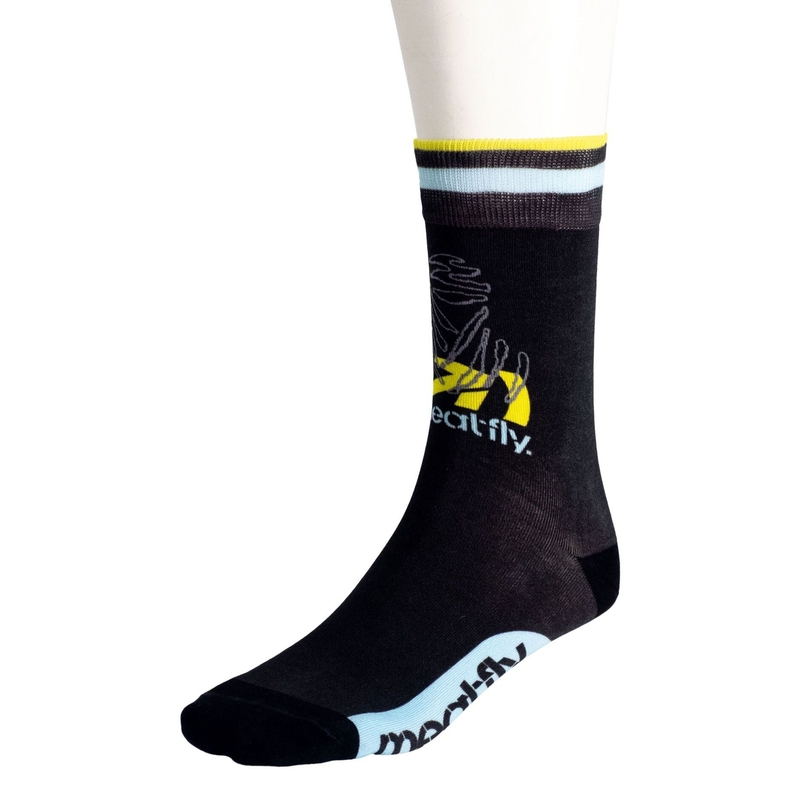Calcetines Meatfly Dakar azul-amarillo