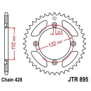 Řetězová rozeta JT 46 zubů, 428