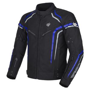 Chaqueta de moto RSA Compact 2 negra-gris-azul
