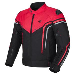 Chaqueta de moto RSA Compact 2 EVO negra-gris-roja