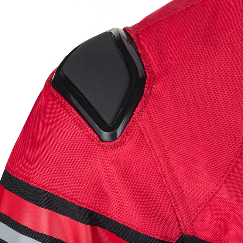 Chaqueta de moto RSA Compact 2 EVO en negro, gris y blanco
