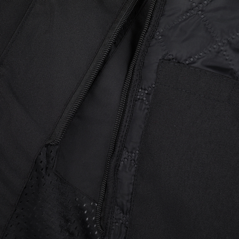 Chaqueta de moto RSA Compact 2 EVO en negro, gris y blanco