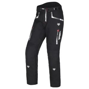 Pantalón de moto RSA Greby 2 blanco y negro