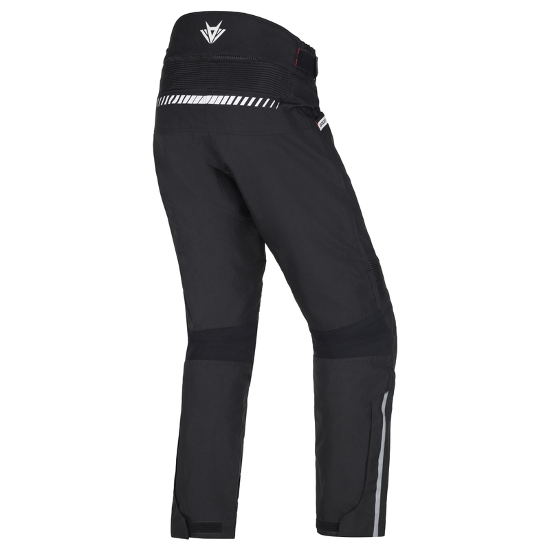 Pantalón de moto RSA Greby 2 blanco y negro