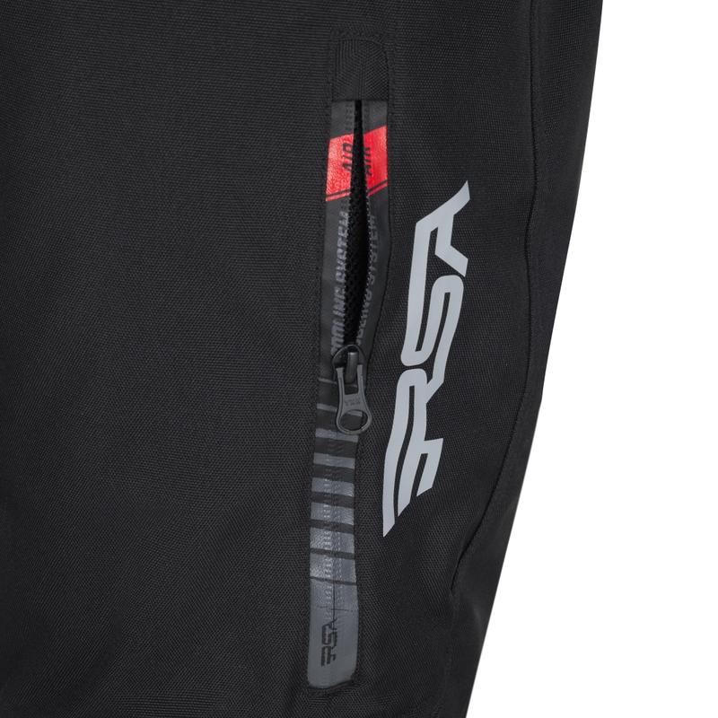 Pantalón de moto para mujer RSA Greby 2 Black and White