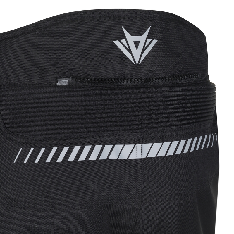 Pantalón de moto para mujer RSA Greby 2 Black and White