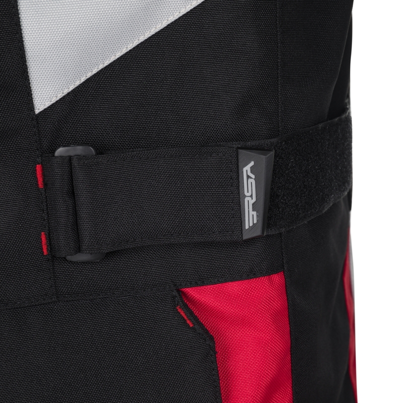 Chaqueta de moto RSA EXO 2 negro-gris-amarillo fluo
