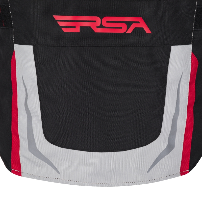 Chaqueta de moto RSA EXO 2 negro-gris-amarillo fluo