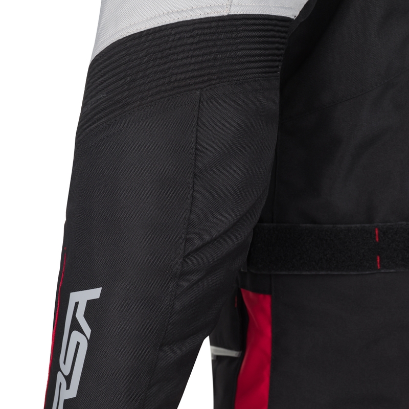 Chaqueta de moto RSA EXO 2 negro-gris-amarillo fluo