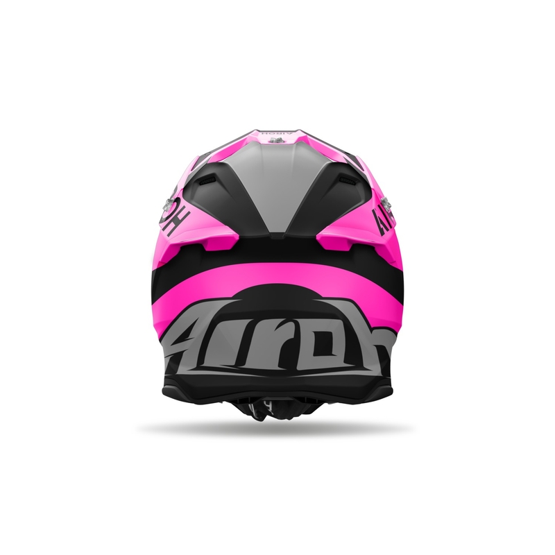 Casco de motocross Airoh Twist 3 King 2024 rosa mate