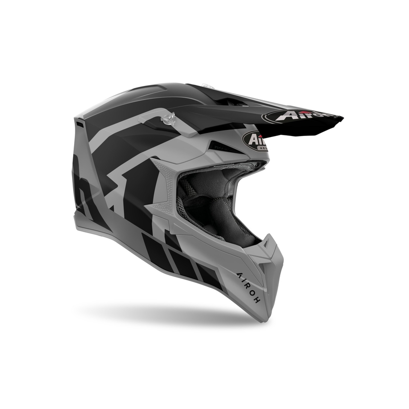 Casco motocross Airoh Wraaap Reloaded antracita mate
