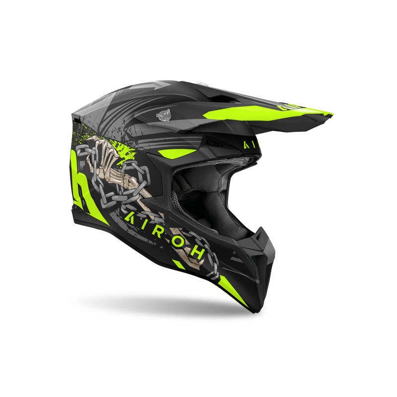 Casco de motocross Airoh Wraaap Darkness mate