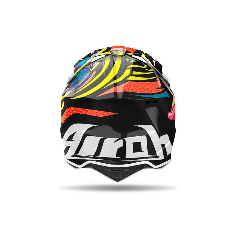 Casco motocross Airoh Wraaap Lollipop 2024 brillante