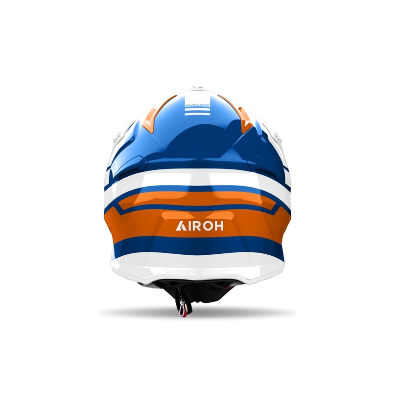 Casco de motocross Airoh Aviator Ace 2 Sake naranja brillante
