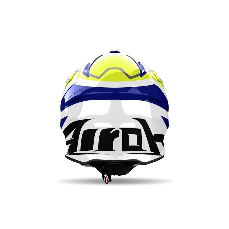 Casco de motocross Airoh Aviator Ace 2 Ground amarillo brillante